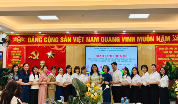 Dấu ấn hoạt động giao lưu chuyên đề liên trường- Ảnh 1.