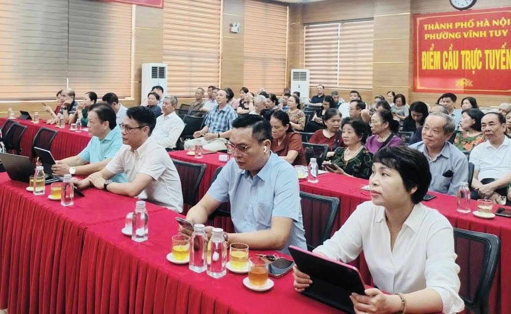 TỔ CHỨC TIẾP SÓNG HỘI NGHỊ TRỰC TUYẾN TOÀN QUỐC QUÁN TRIỆT NGHỊ QUYẾT HỘI NGHỊ TRUNG ƯƠNG LẦN THỨ HAI, KHÓA XIV- Ảnh 2.