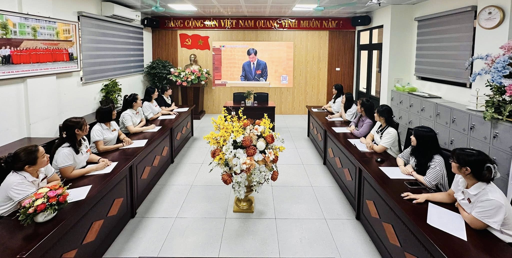 TỔ CHỨC TIẾP SÓNG HỘI NGHỊ TRỰC TUYẾN TOÀN QUỐC QUÁN TRIỆT NGHỊ QUYẾT HỘI NGHỊ TRUNG ƯƠNG LẦN THỨ HAI, KHÓA XIV- Ảnh 7.