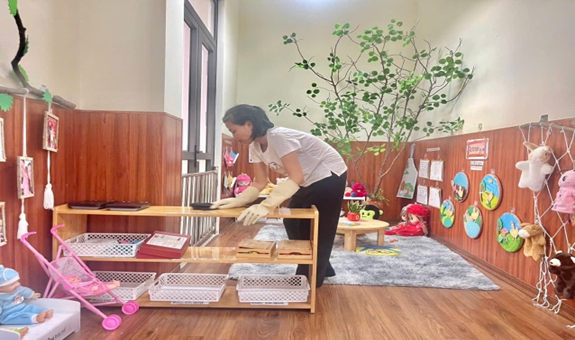 Các trường học trên địa bàn xã Phú Xuyên chủ động phòng, chống dịch bệnh tay chân miệng, xây dựng môi trường học đường an toàn- Ảnh 5.