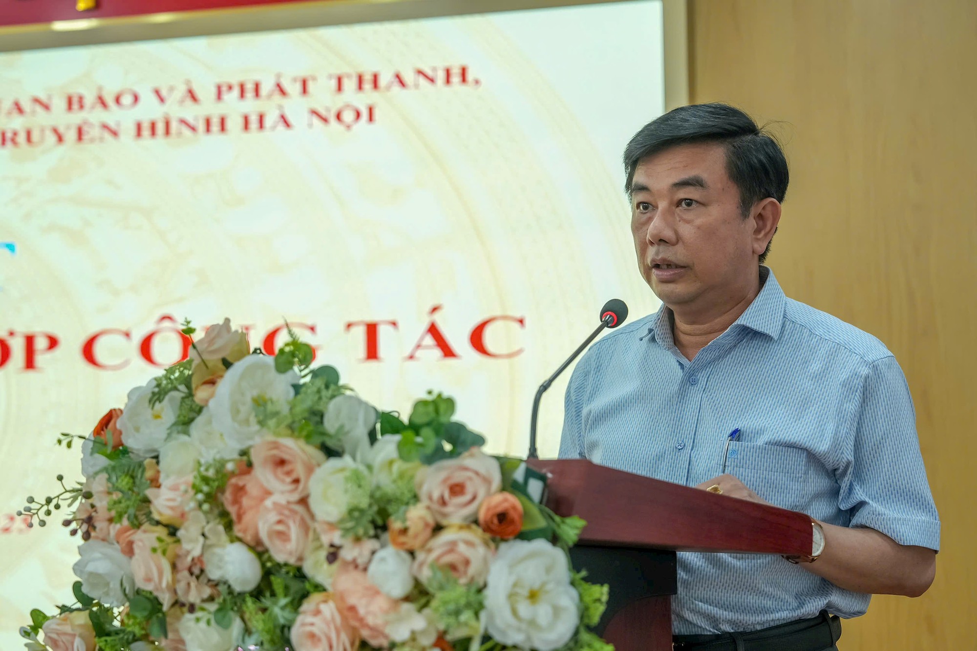 Phường Giảng Võ và Cơ quan Báo và Phát thanh, Truyền hình Hà Nội phối hợp tuyên truyền các chủ trương lớn- Ảnh 4.