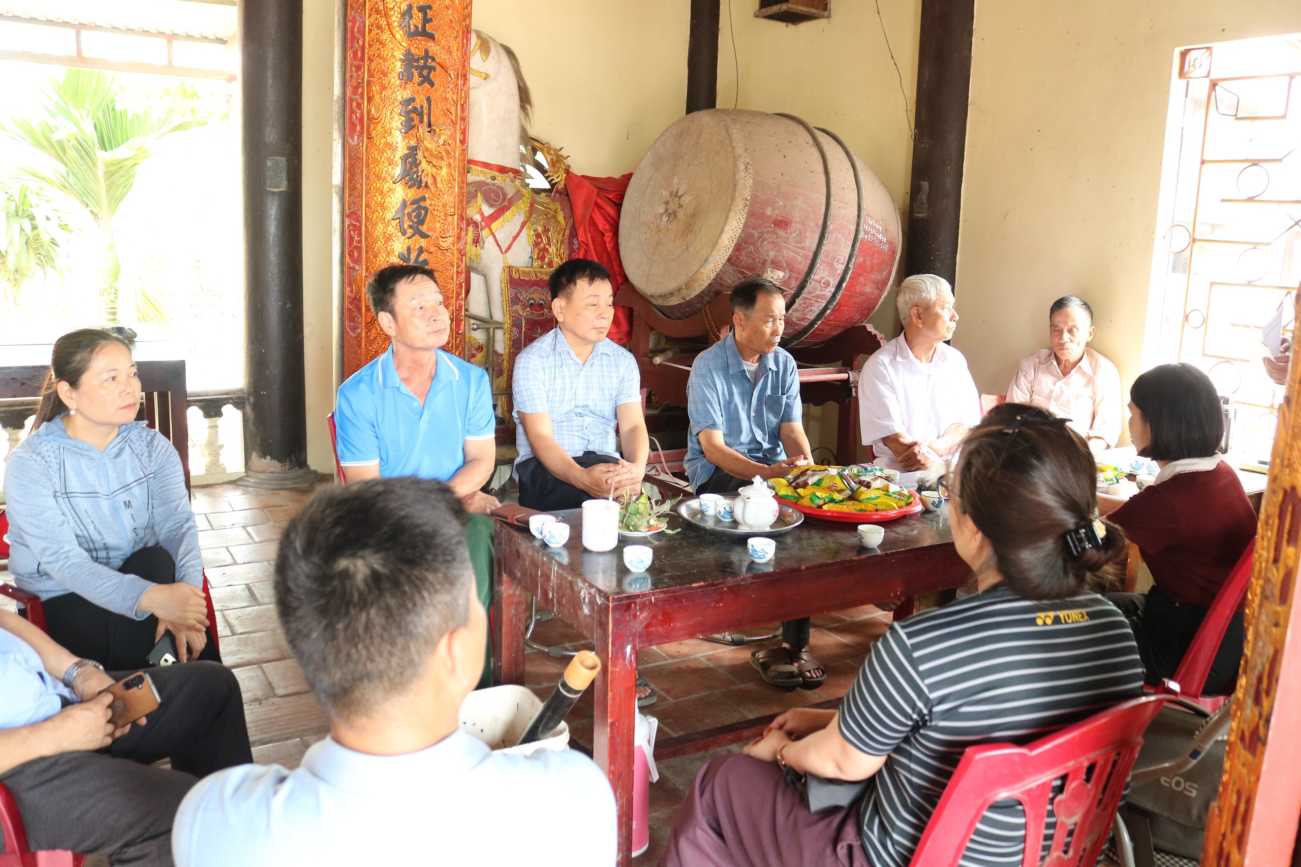 Một số hình ảnh kiểm tra công tác tổ chức Lễ hội truyền thống Đình làng Ứng Hòa và Đình làng Yên Duyệt năm 2026- Ảnh 6.