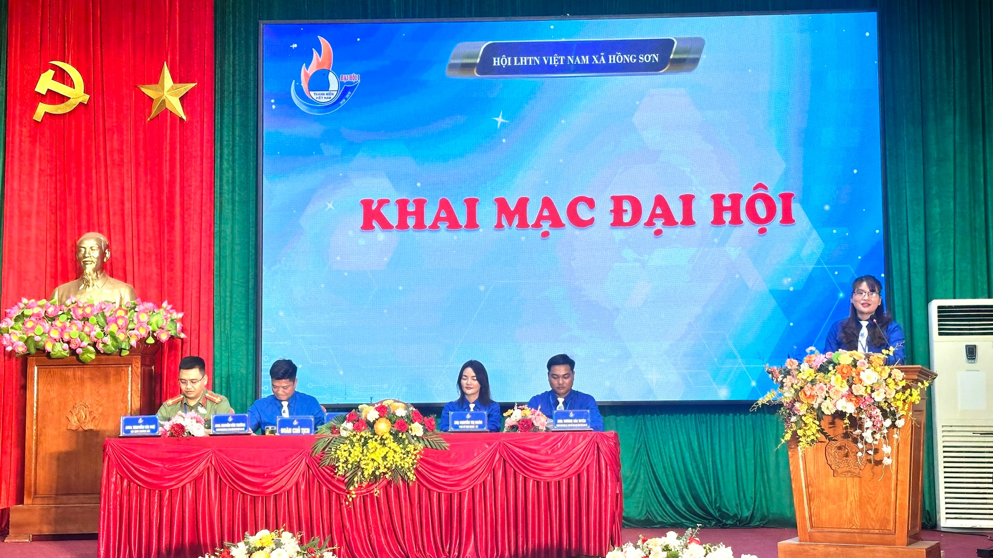 Đại hội Hội Liên hiệp Thanh niên Việt Nam xã Hồng Sơn lần thứ I, nhiệm kỳ 2026-2029 thành công tốt đẹp- Ảnh 2.