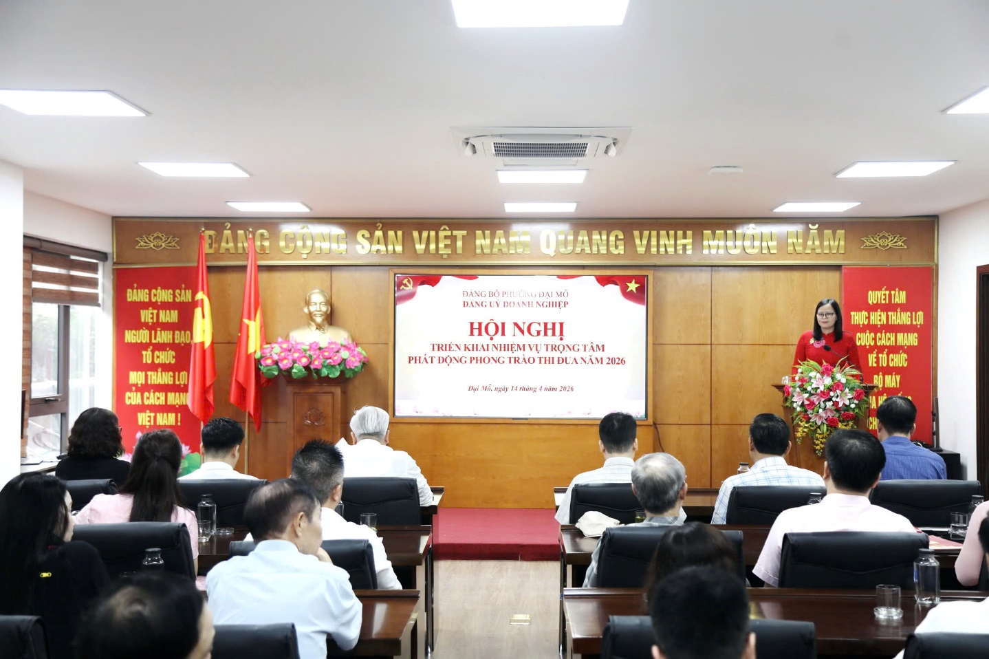 Đảng ủy Doanh nghiệp phường triển khai nhiệm vụ công tác xây dựng Đảng năm 2026- Ảnh 1.