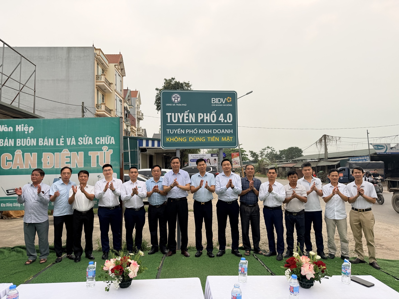 XÃ TRẦN PHÚ TỔ CHỨC LỄ KHAI TRƯƠNG TUYẾN PHỐ 4.0,TUYẾN PHỐ KINH DOANH KHÔNG DÙNG TIỀN MẶT- Ảnh 2.