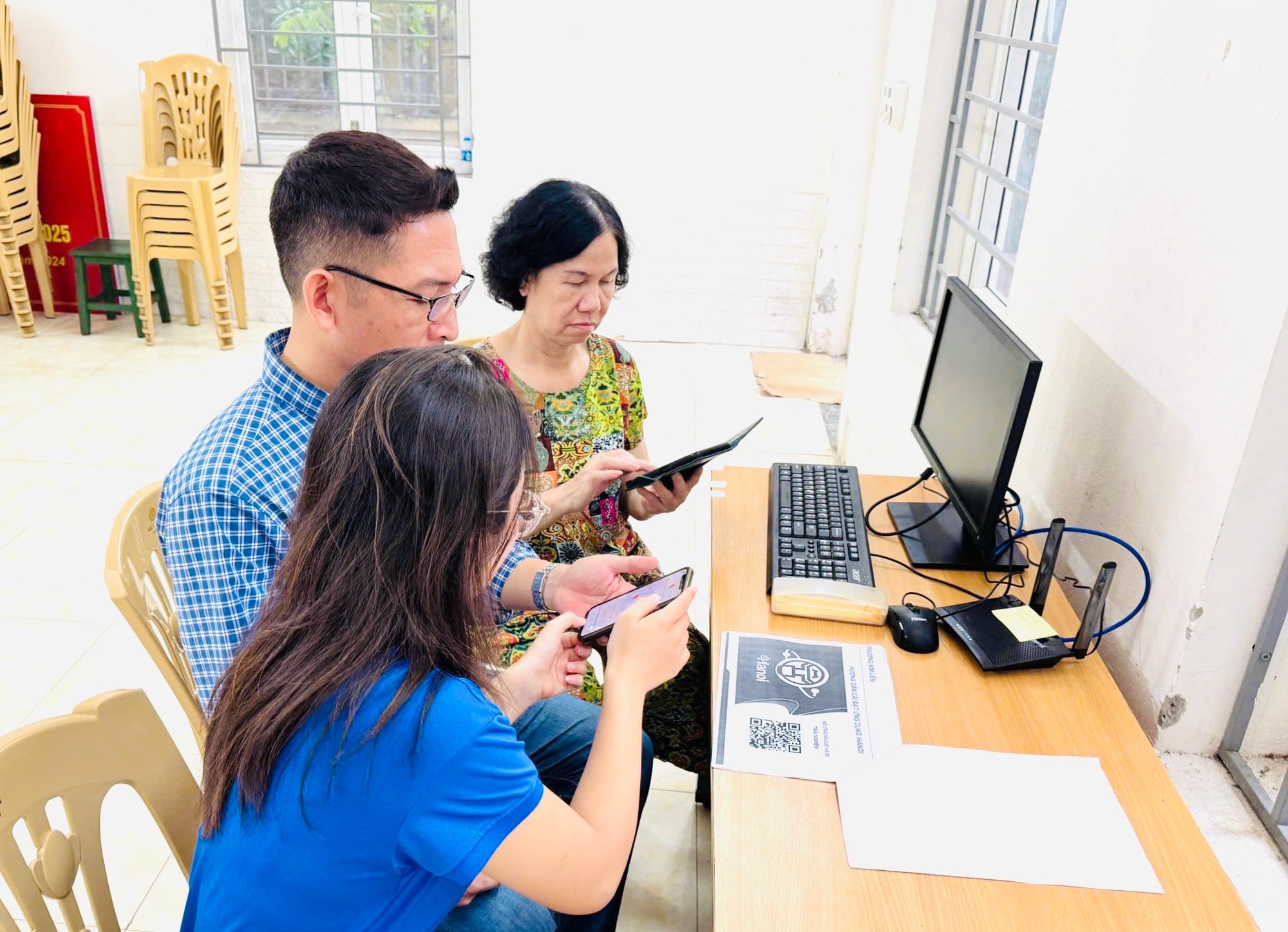 Phường Kim Liên đưa chuyển đổi số ứng dụng vào đời sống dân cư- Ảnh 2.