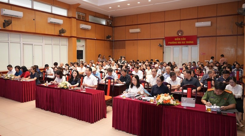 Phường Hai Bà Trưng đẩy mạnh phối hợp phát triển kinh tế - xã hội- Ảnh 1.