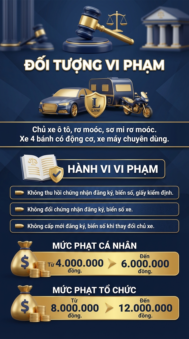 Mức phạt xe không chính chủ mới nhất 2026 đối với tất cả các loại xe, tài xế chú ý- Ảnh 2.
