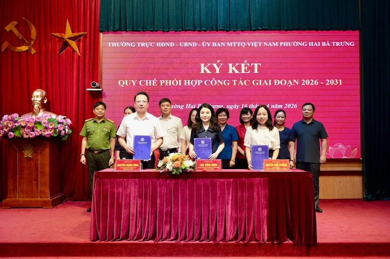 Phường Hai Bà Trưng đẩy mạnh phối hợp phát triển kinh tế - xã hội- Ảnh 3.