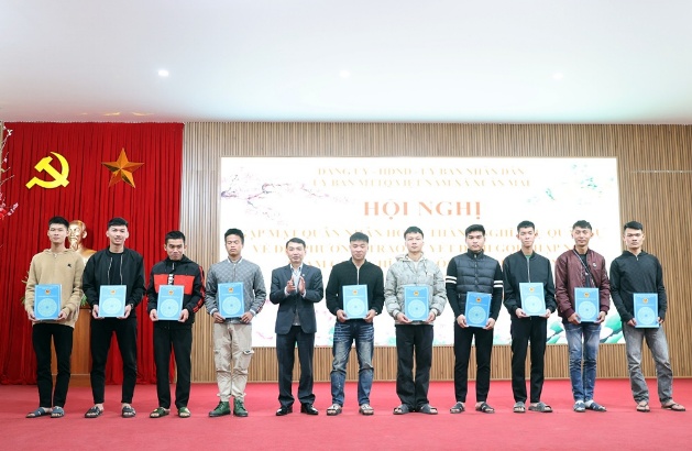 Xuân Mai triển khai đồng bộ giải pháp đào tạo nghề, hỗ trợ việc làm cho thanh niên xuất ngũ- Ảnh 1.