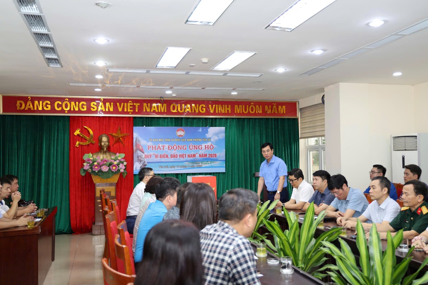 Ủy ban MTTQ Việt Nam phường Yên Sở phát động ủng hộ Quỹ “Vì biển, đảo Việt Nam” năm 2026- Ảnh 2.