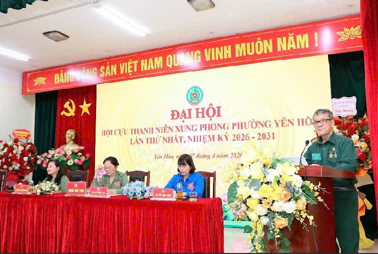 Hội Cựu Thanh niên xung phong phường Yên Hòa tổ chức thành công Đại hội đại biểu lần thứ I, nhiệm kỳ 2026-2031- Ảnh 3.