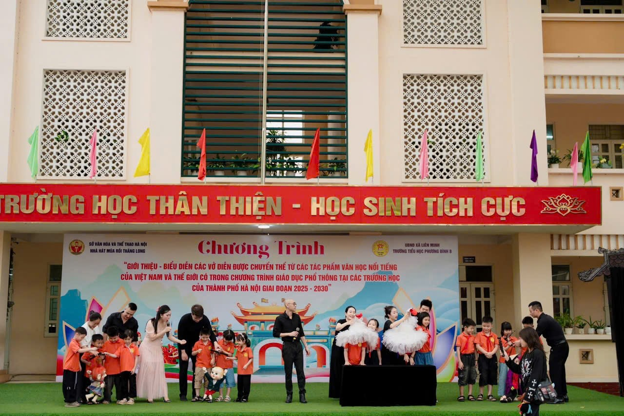 Trường Tiểu học Phương Đình B phối hợp tổ chức Chương trình sân khấu học đường- Ảnh 3.