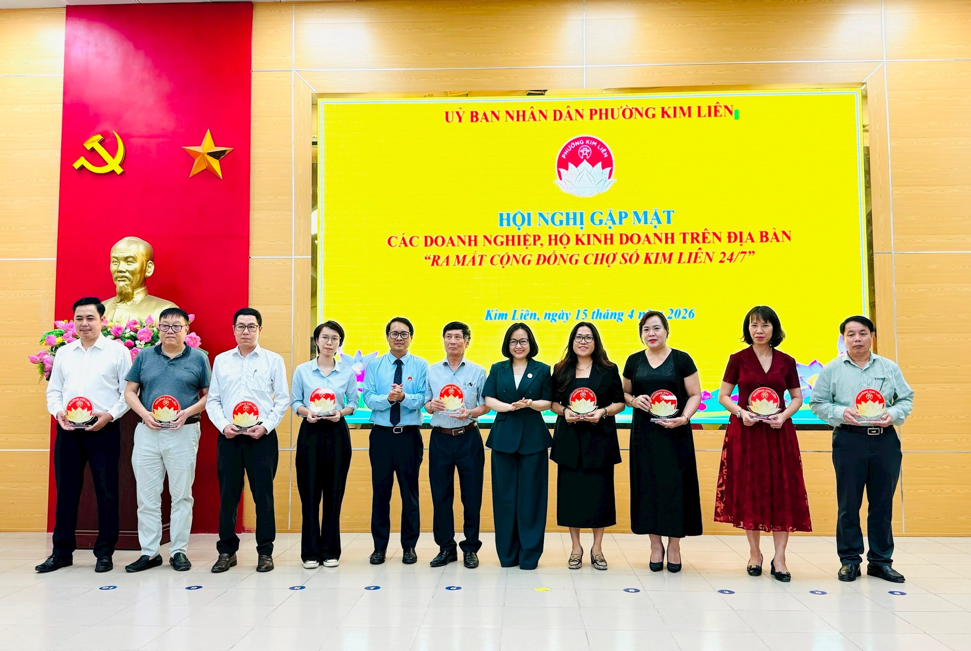 Phường Kim Liên ra mắt “Cộng đồng Chợ số Kim Liên 24/7”- Ảnh 3.