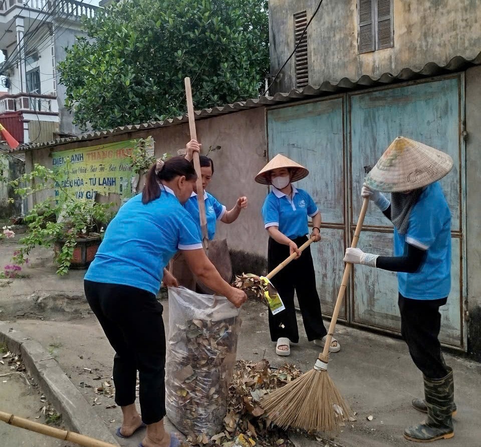 Phụ nữ xã Tiến Thắng chung tay giải quyết các điểm nghẽn- Ảnh 2.