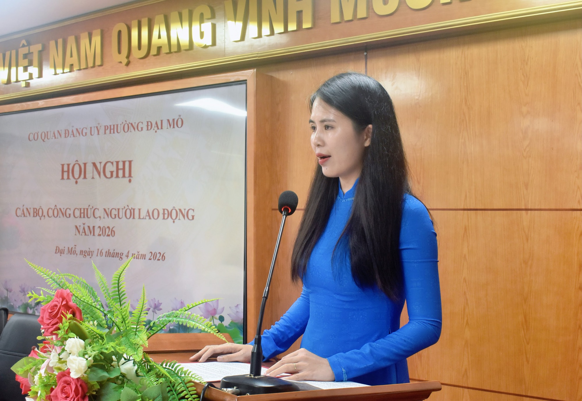 Đảng uỷ phường Đại Mỗ đã tổ chức Hội nghị cán bộ, công chức, người lao động năm 2026- Ảnh 4.