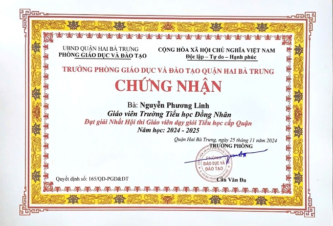 Nhà giáo Hoàng Thị Kim Dung - Người “thuyền trưởng” tâm huyết, sáng tạo và giàu lòng nhân ái của trường Tiểu học Đồng Nhân.- Ảnh 6.