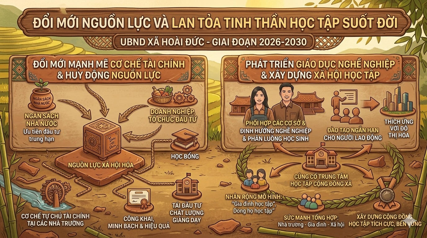 Chiến lược phát triển giáo dục xã Hoài Đức giai đoạn 2026 – 2030: Bứt phá để vươn tầm- Ảnh 3.