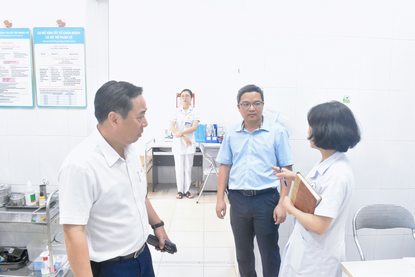 Bệnh viện Đa khoa Hà Đông khảo sát Trạm Y tế phường Đại Mỗ chuẩn bị cho công tác hợp tác chuyên môn- Ảnh 2.