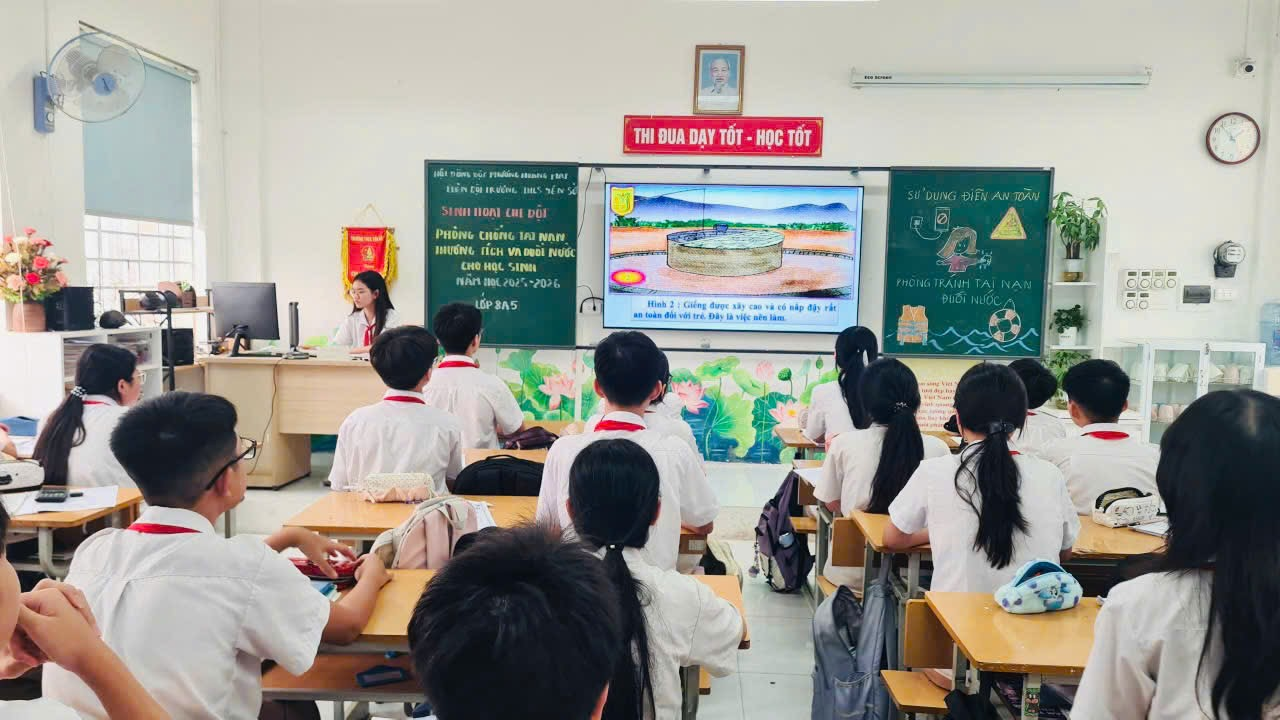 TRƯỜNG THCS YÊN SỞ ĐẨY MẠNH TUYÊN TRUYỀN PHÒNG CHỐNG ĐUỐI NƯỚC - XÂY DỰNG MÔI TRƯỜNG HỌC ĐƯỜNG AN TOÀN, LÀNH MẠNH- Ảnh 2.