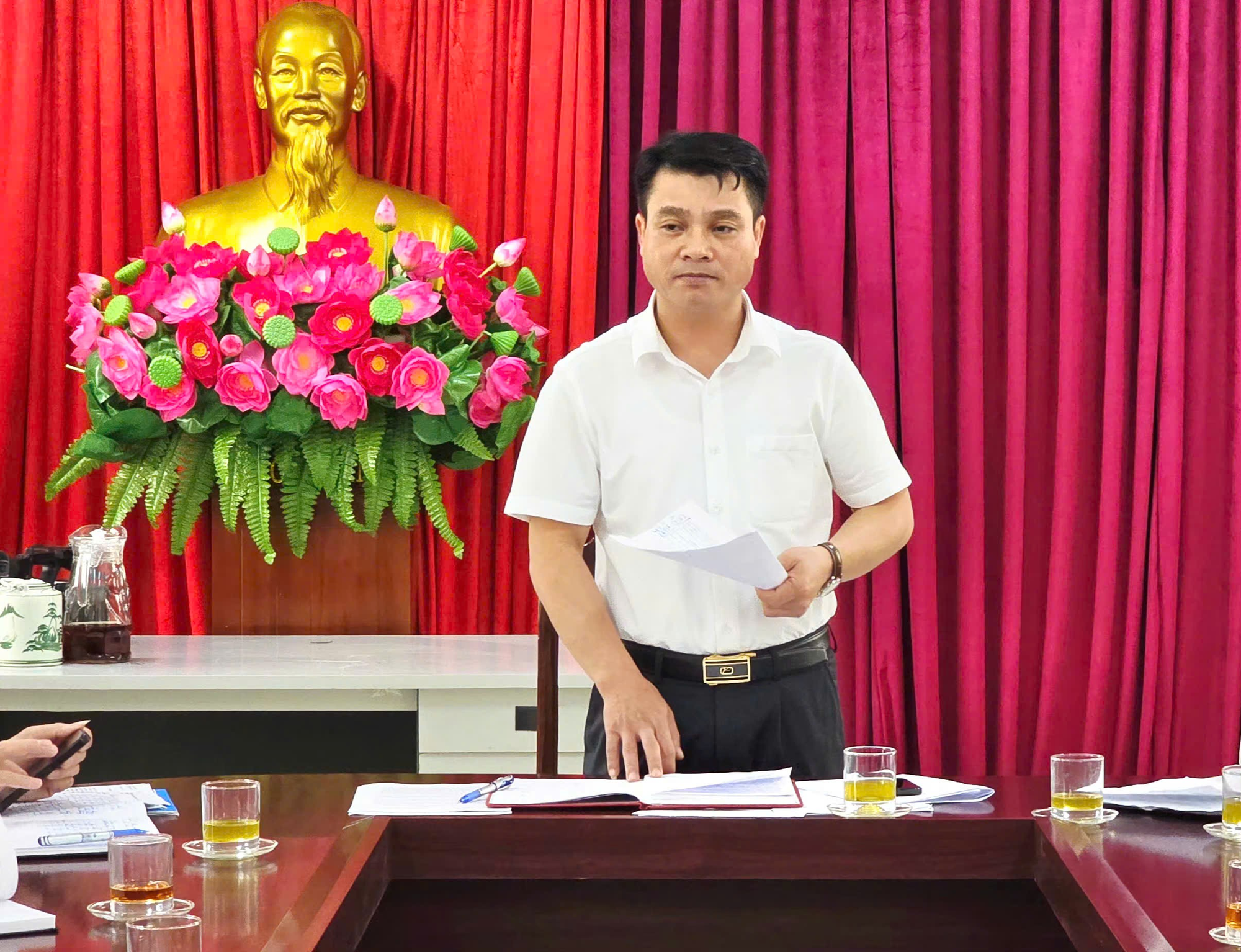 UBND xã Hát Môn tổ chức họp Tiểu ban phục vụ Lễ dâng hương tưởng niệm 1983 năm ngày giỗ Hai Bà Trưng- Ảnh 3.