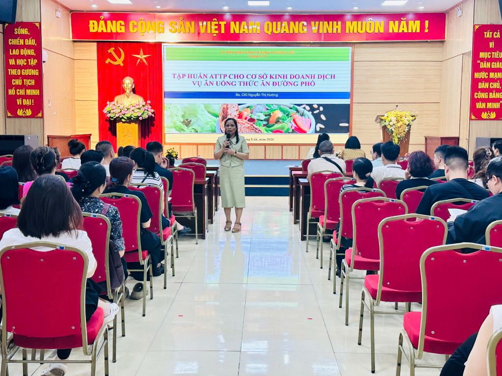 Phường Phương Liệt: Triển khai Tháng hành động vì ATTP năm 2026 và tập huấn kiến thức ATTP tuyến phố điểm Lê Trọng Tấn- Ảnh 4.