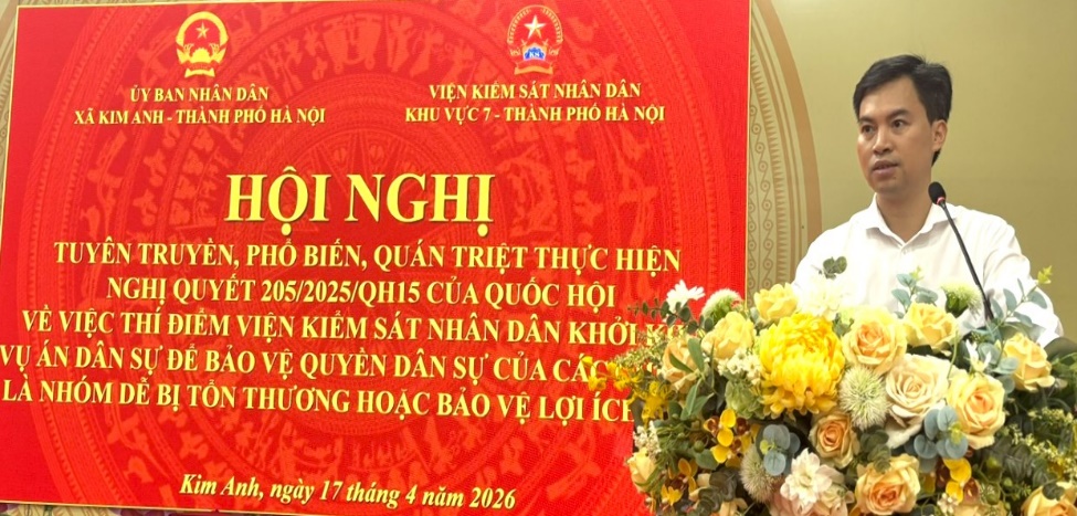 XÃ KIM ANH PHỐI HỢP TỔ CHỨC HỘI NGHỊ TUYÊN TRUYỀN NGHỊ QUYẾT SỐ 205/2025/QH15 CỦA QUỐC HỘI.- Ảnh 2.