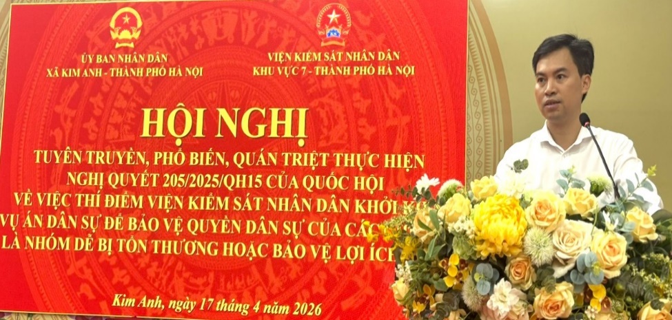XÃ KIM ANH PHỐI HỢP TỔ CHỨC HỘI NGHỊ TUYÊN TRUYỀN NGHỊ QUYẾT SỐ 205/2025/QH15 CỦA QUỐC HỘI.- Ảnh 2.