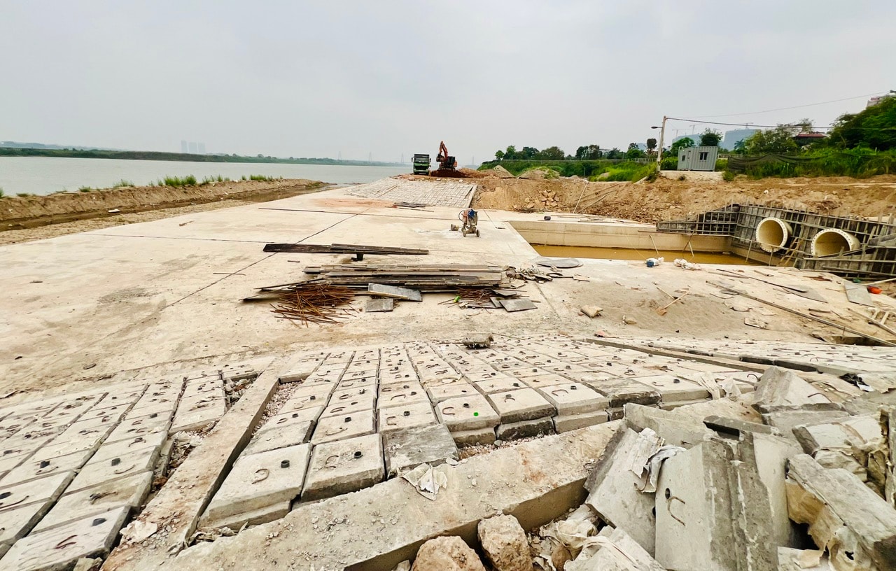 Dự án tuyến cống xả Phú Thượng sẽ về đích trước mùa mưa- Ảnh 1.