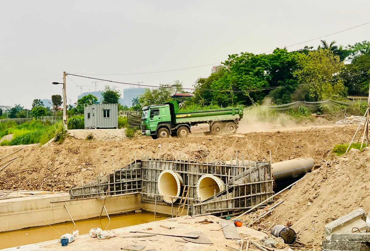 Dự án tuyến cống xả Phú Thượng sẽ về đích trước mùa mưa- Ảnh 6.