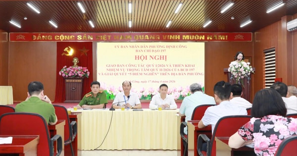 Định Công tập trung tháo gỡ “5 điểm nghẽn”, nâng cao hiệu quả quản lý đô thị