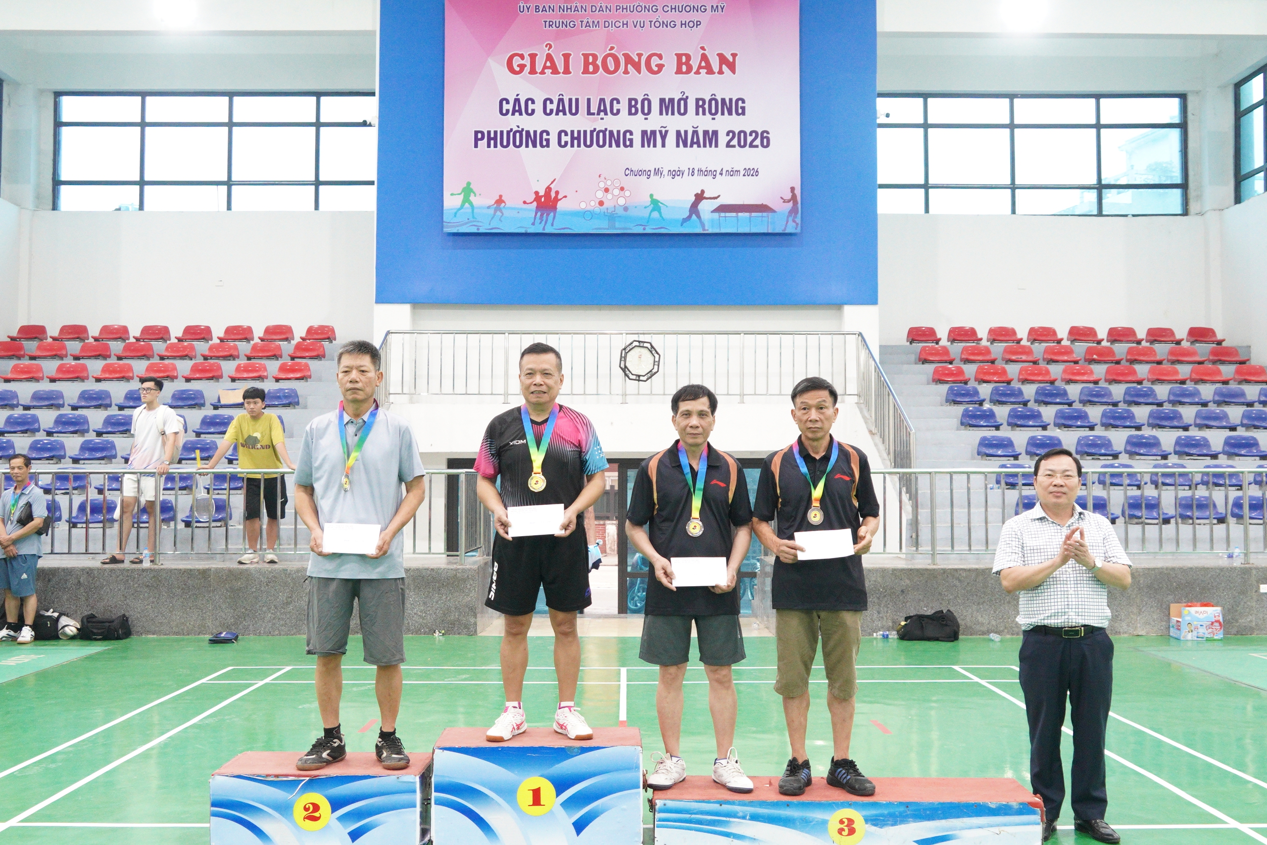 Giải bóng bàn các câu lạc bộ mở rộng phường Chương Mỹ năm 2026 nêu cao tinh thần thi đấu thể thao trung thực, cao thượng- Ảnh 7.