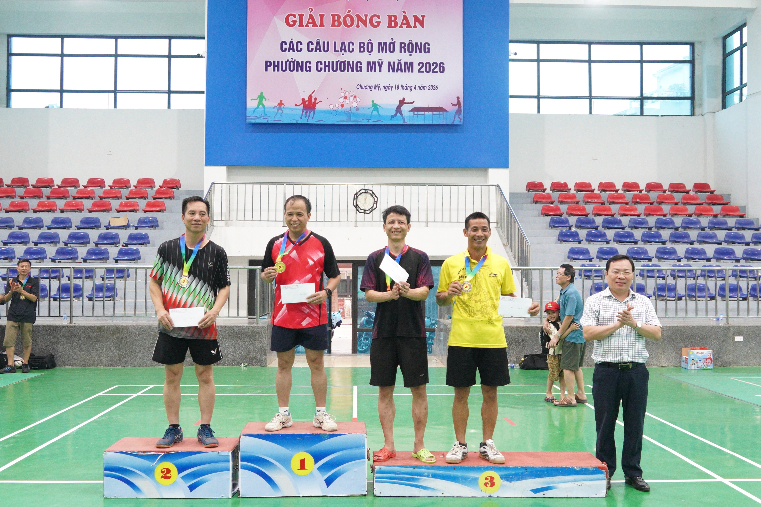 Giải bóng bàn các câu lạc bộ mở rộng phường Chương Mỹ năm 2026 nêu cao tinh thần thi đấu thể thao trung thực, cao thượng- Ảnh 8.