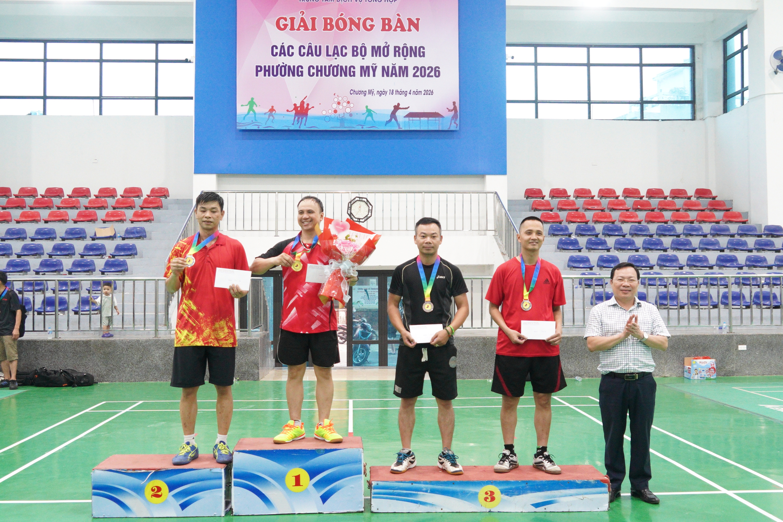 Giải bóng bàn các câu lạc bộ mở rộng phường Chương Mỹ năm 2026 nêu cao tinh thần thi đấu thể thao trung thực, cao thượng- Ảnh 9.