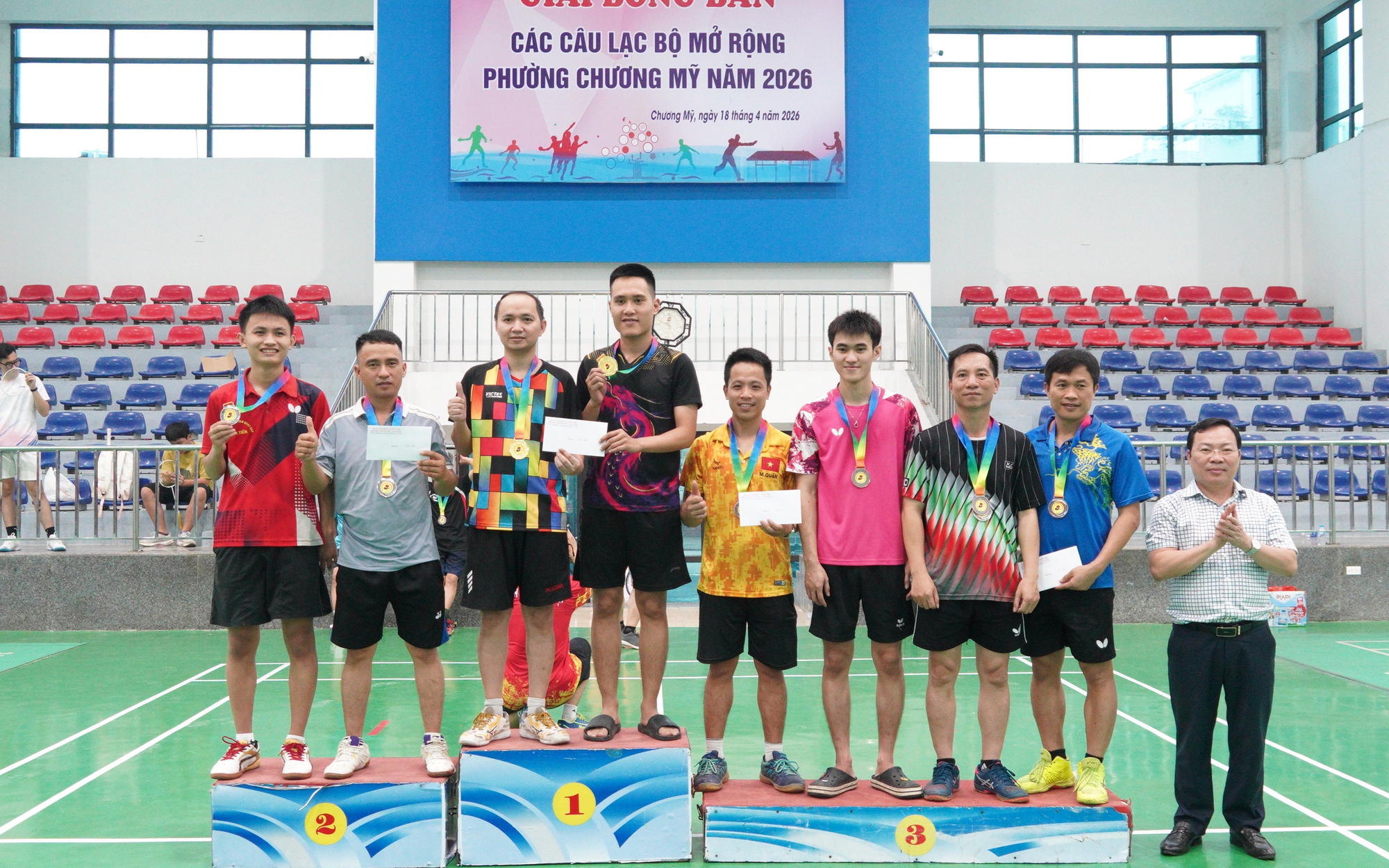 Giải bóng bàn các câu lạc bộ mở rộng phường Chương Mỹ năm 2026 nêu cao tinh thần thi đấu thể thao trung thực, cao thượng