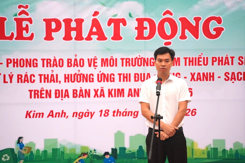 XÃ KIM ANH PHÁT ĐỘNG THÁNG HÀNH ĐỘNG VỆ SINH AN TOÀN THỰC PHẨM NĂM 2026- Ảnh 1.