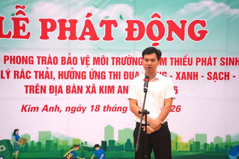 XÃ KIM ANH PHÁT ĐỘNG VỆ SINH MÔI TRƯỜNG NĂM 2026- Ảnh 4.