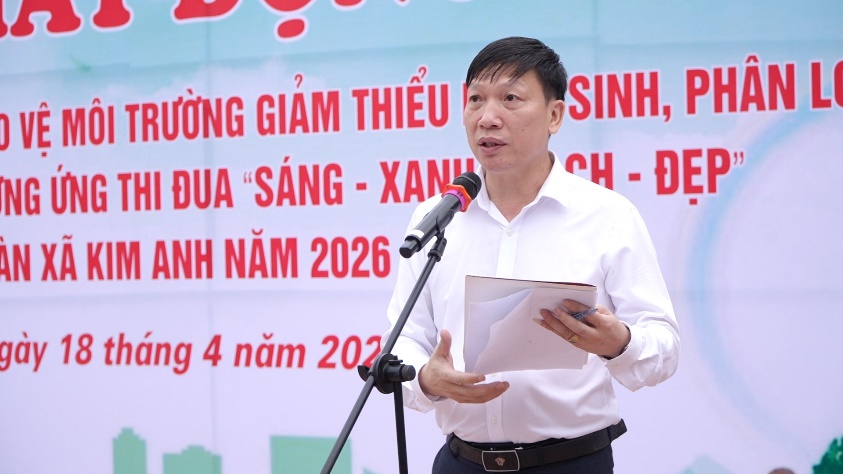 XÃ KIM ANH PHÁT ĐỘNG VỆ SINH MÔI TRƯỜNG NĂM 2026- Ảnh 5.