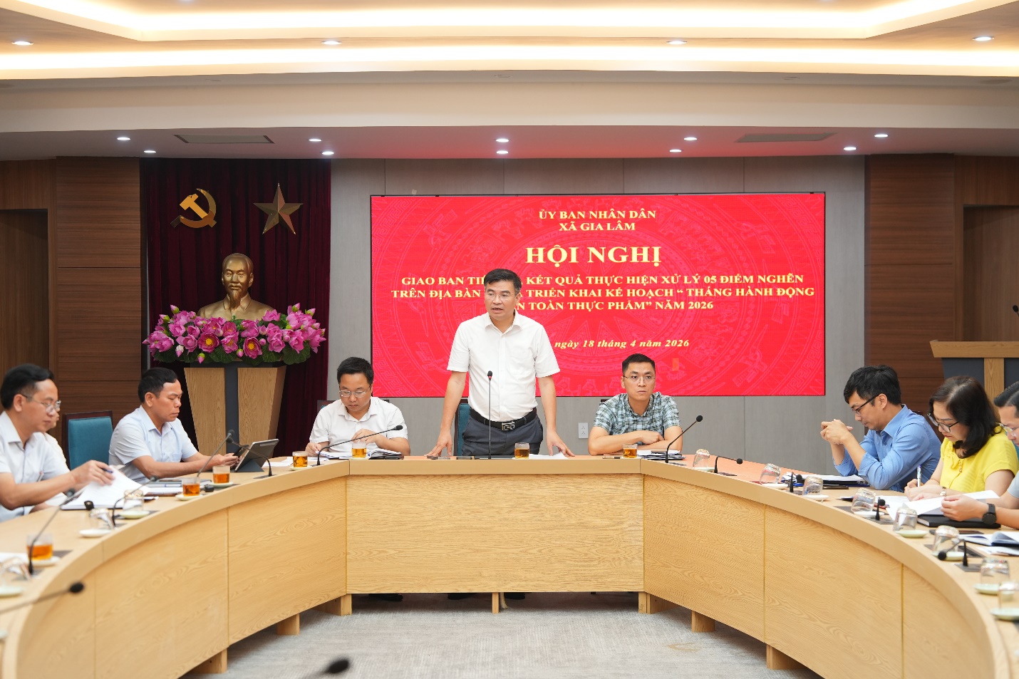 Gia Lâm: Triển khai đồng bộ Tháng hành động vì an toàn thực phẩm gắn với giải quyết “05 điểm nghẽn”- Ảnh 7.