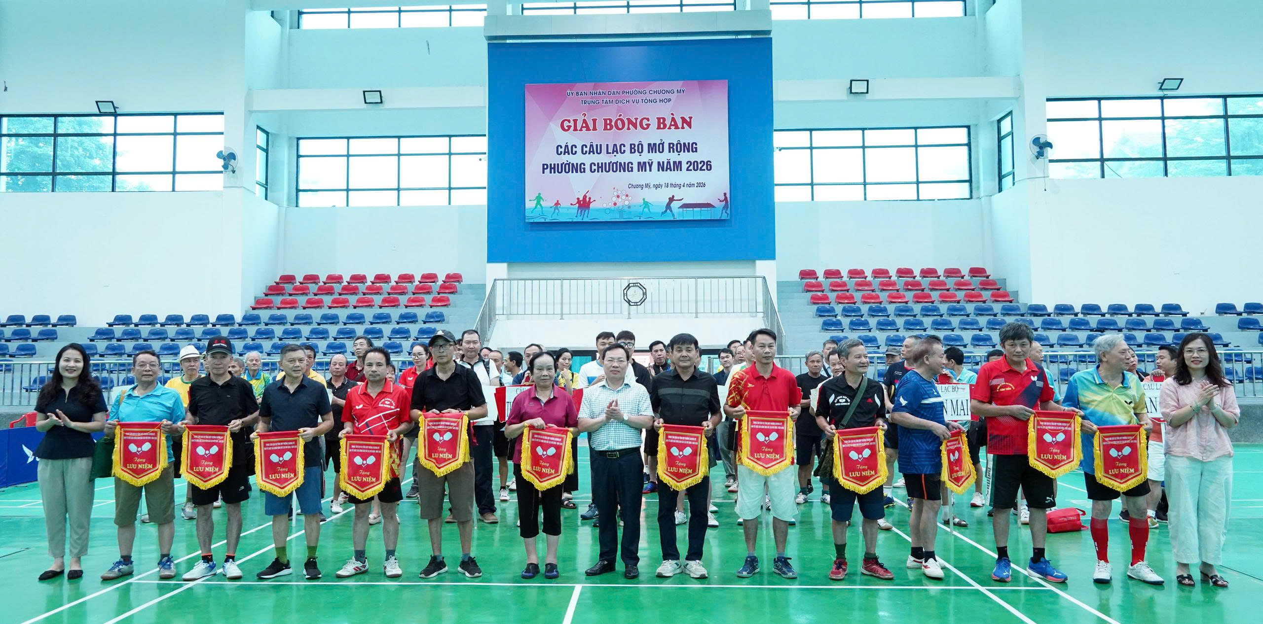 Giải bóng bàn các câu lạc bộ mở rộng phường Chương Mỹ năm 2026 nêu cao tinh thần thi đấu thể thao trung thực, cao thượng- Ảnh 1.