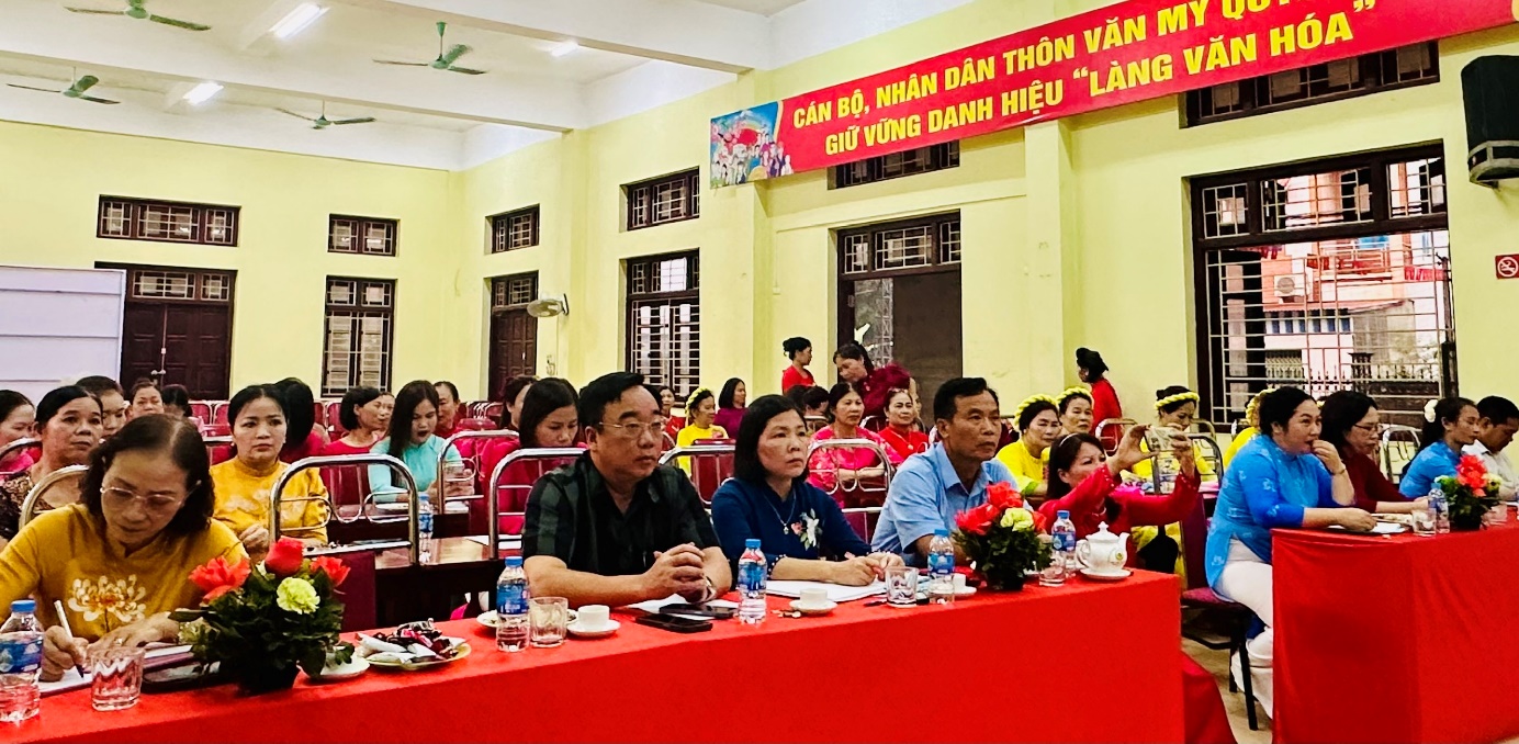 Hội nghị ra mắt mô hình “Chi hội phụ nữ số” tại thôn Văn Mỹ, xã Trần Phú- Ảnh 1.