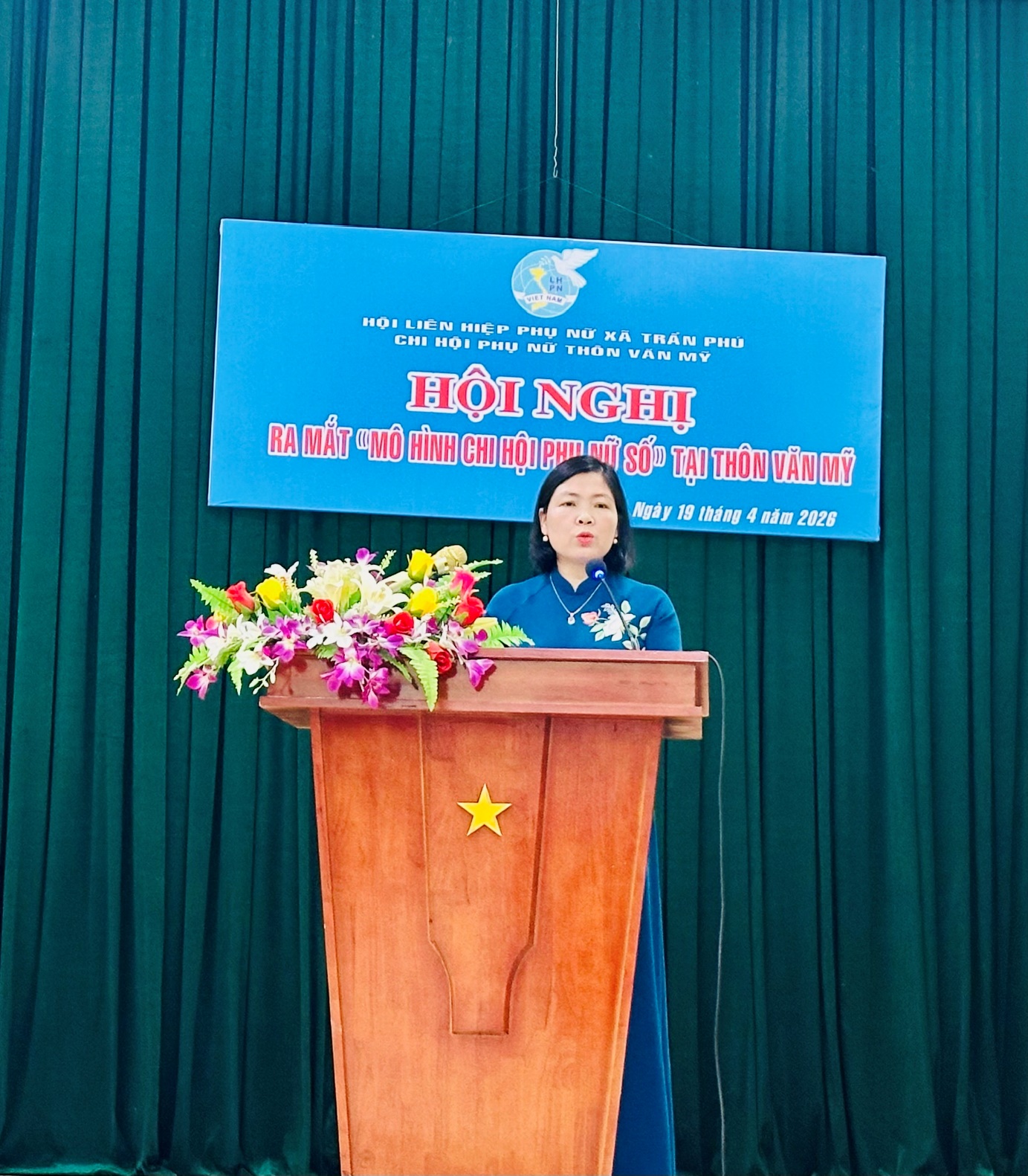 Hội nghị ra mắt mô hình “Chi hội phụ nữ số” tại thôn Văn Mỹ, xã Trần Phú- Ảnh 5.