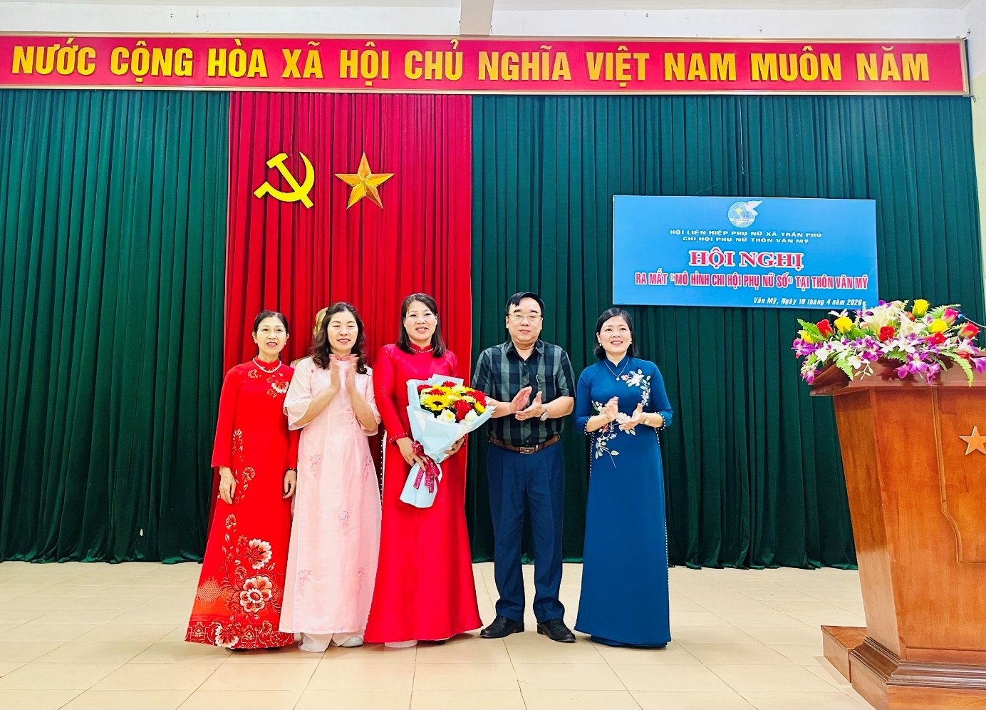 Hội nghị ra mắt mô hình “Chi hội phụ nữ số” tại thôn Văn Mỹ, xã Trần Phú- Ảnh 6.