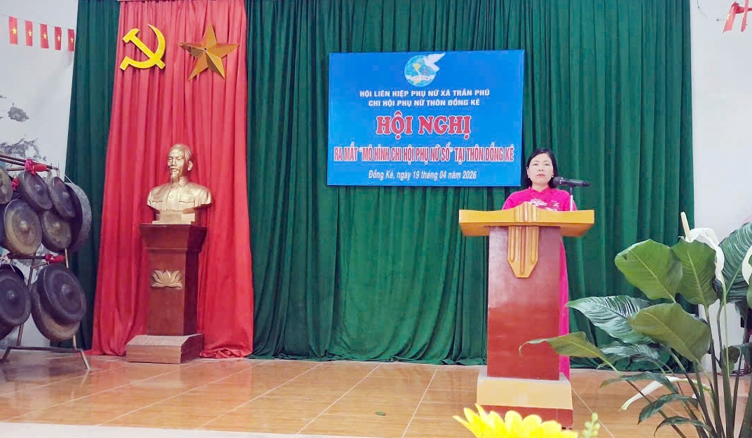Ra mắt mô hình “Chi hội phụ nữ số” tại thôn Đồng Ké, xã Trần Phú- Ảnh 3.