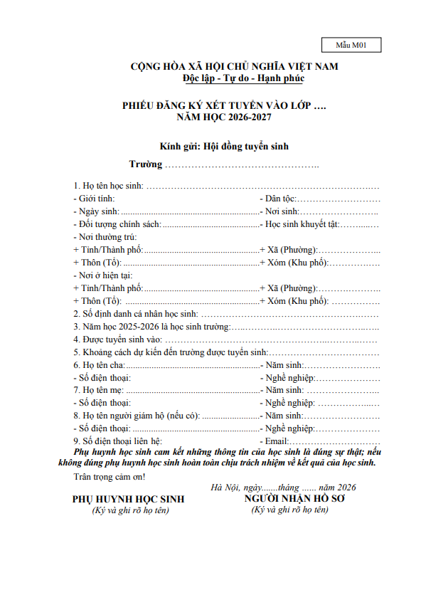 Kế hoạch tuyển sinh vào trường mầm non, lớp 1, lớp 6 năm học 2026-2027 trên địa bàn xã Kim Anh- Ảnh 12.