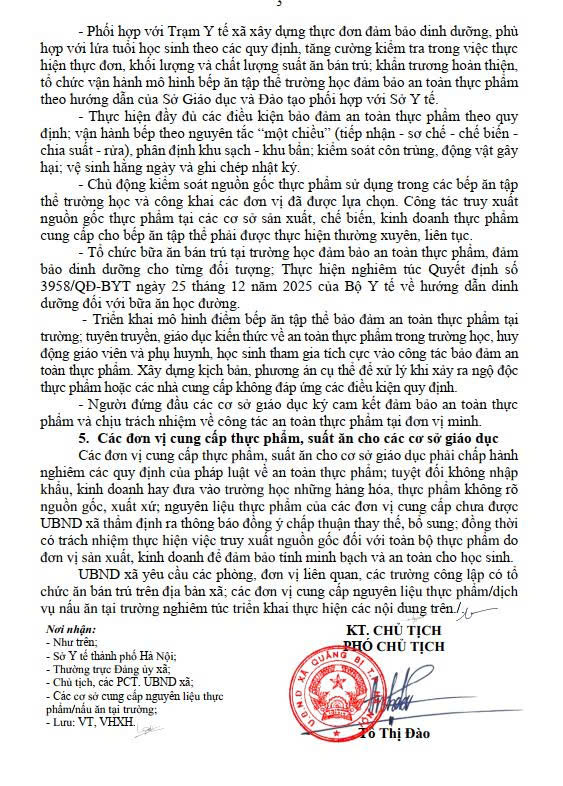 Quảng Bị tăng cường kiểm tra, giám sát bữa ăn bán trú cho học sinh- Ảnh 4.