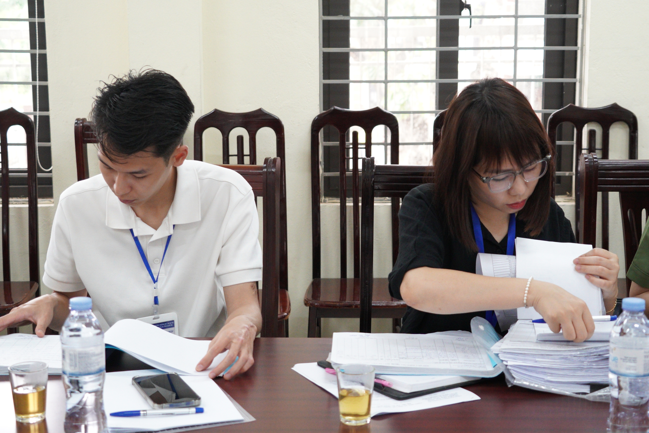 Đoàn liên ngành phường Chương Mỹ kiểm tra an toàn thực phẩm tại trường Tiểu học Phụng Châu và Tiểu học Biên Giang- Ảnh 7.