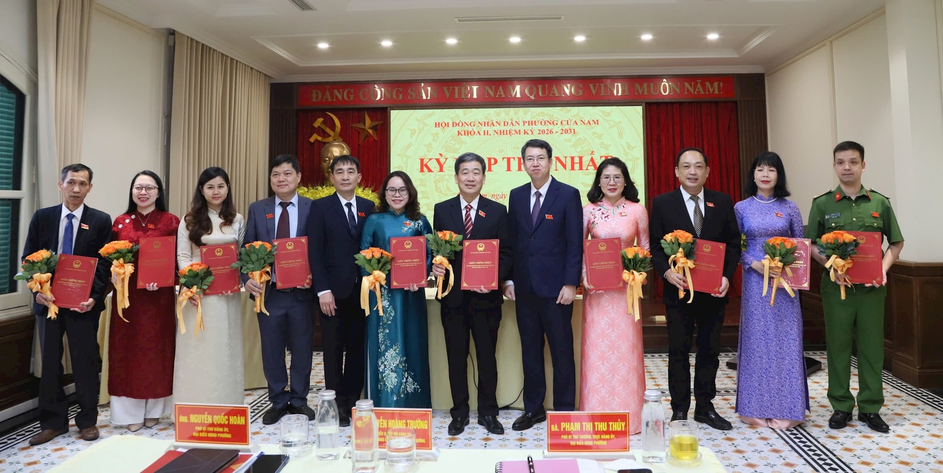 Kiện toàn các chức danh lãnh đạo HĐND, UBND phường Cửa Nam nhiệm kỳ 2026-2031- Ảnh 1.