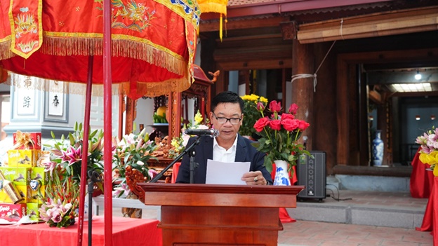 Lãnh đạo xã Hoài Đức dâng lễ tại các lễ hội truyền thống của quê hương- Ảnh 10.