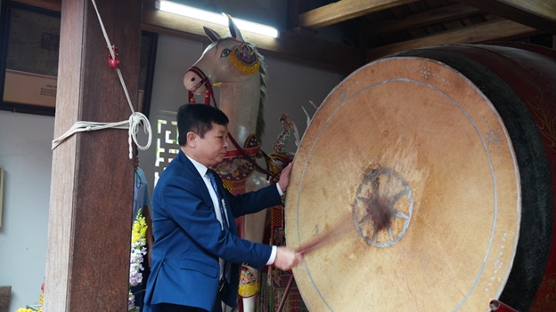 Lãnh đạo xã Hoài Đức dâng lễ tại các lễ hội truyền thống của quê hương- Ảnh 11.